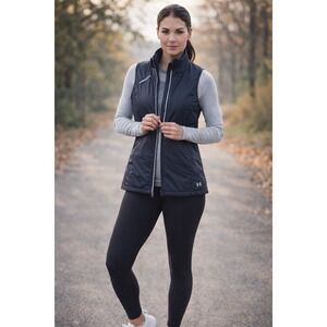 Women's Under Armour Cold Gear Infrared Storm Loose SP Black Vest Athleisure